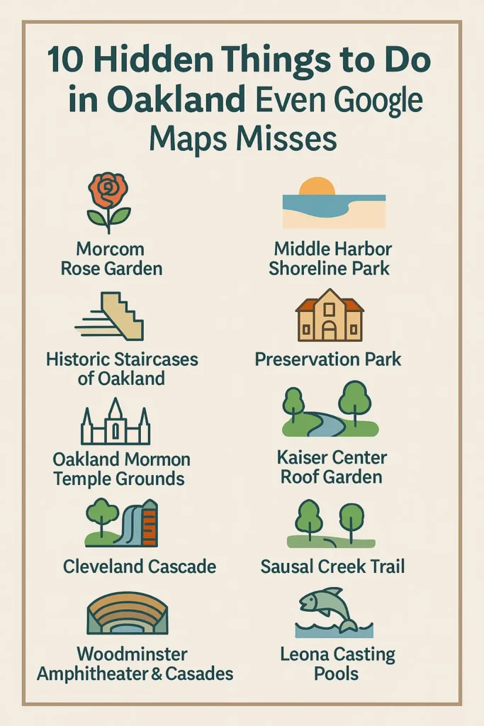 10 Hidden Things to Do in Oakland