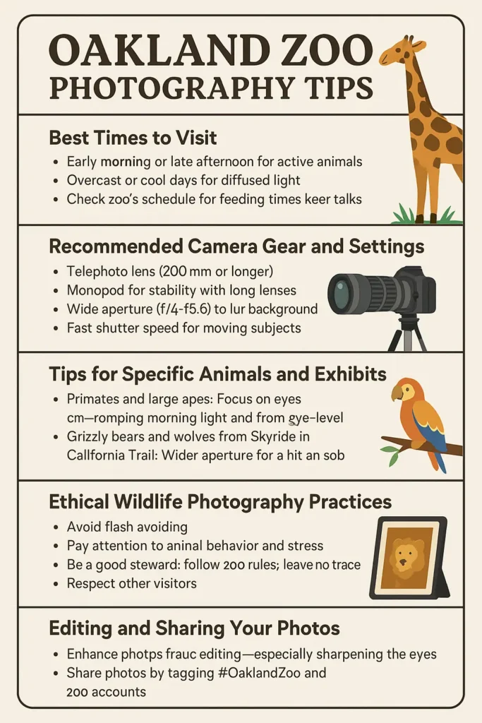 Oakland Zoo Photography Tips
