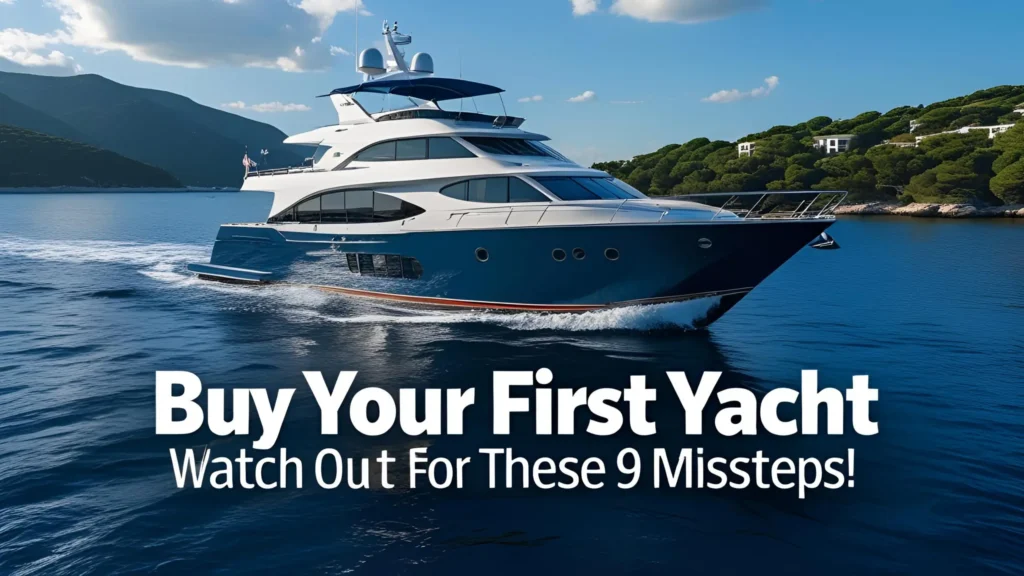 9 common Missteps first-time yacht buyers make